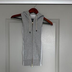 Veronica Beard Dickey Gray Hoodie